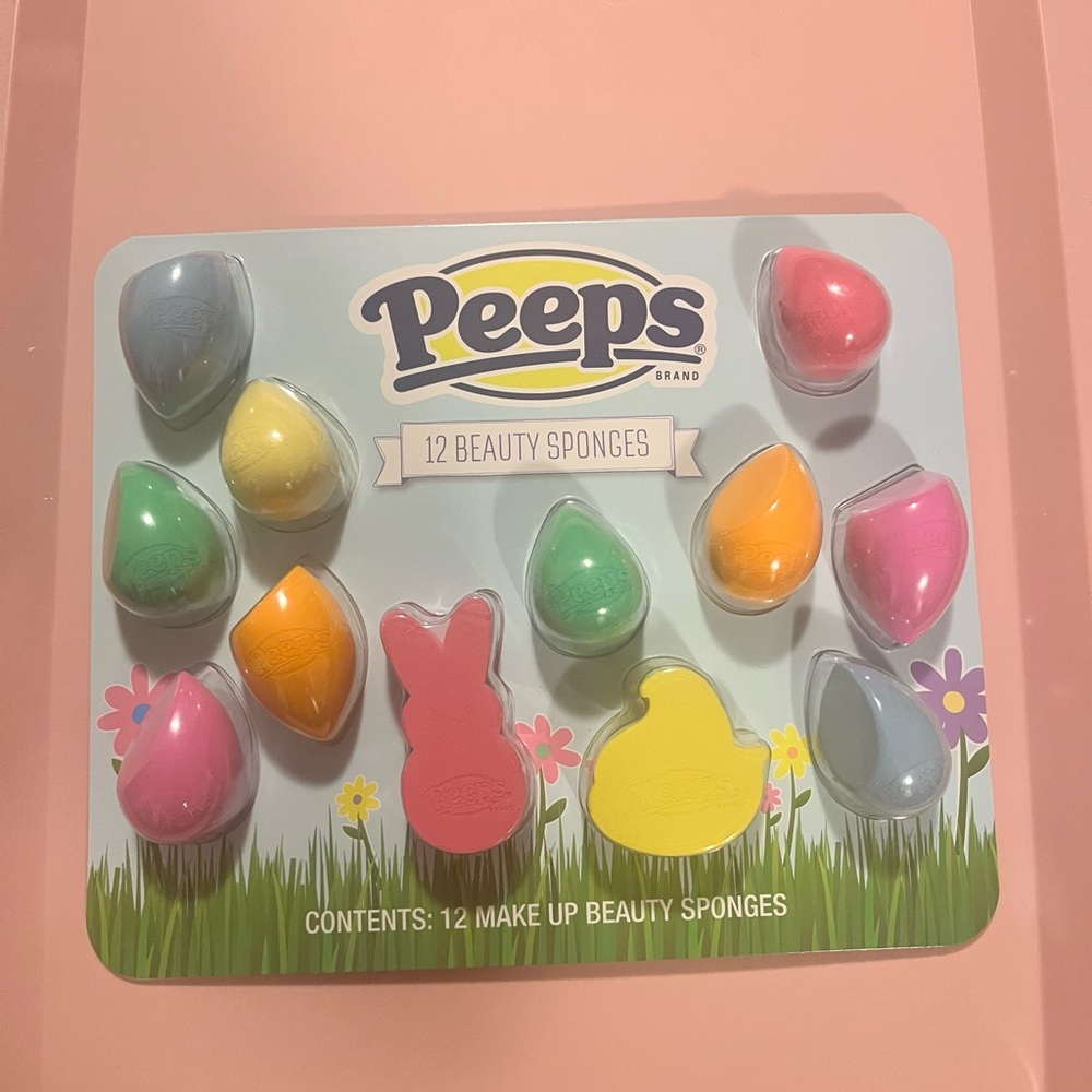 12 piece Peeps Beauty Sponges Set